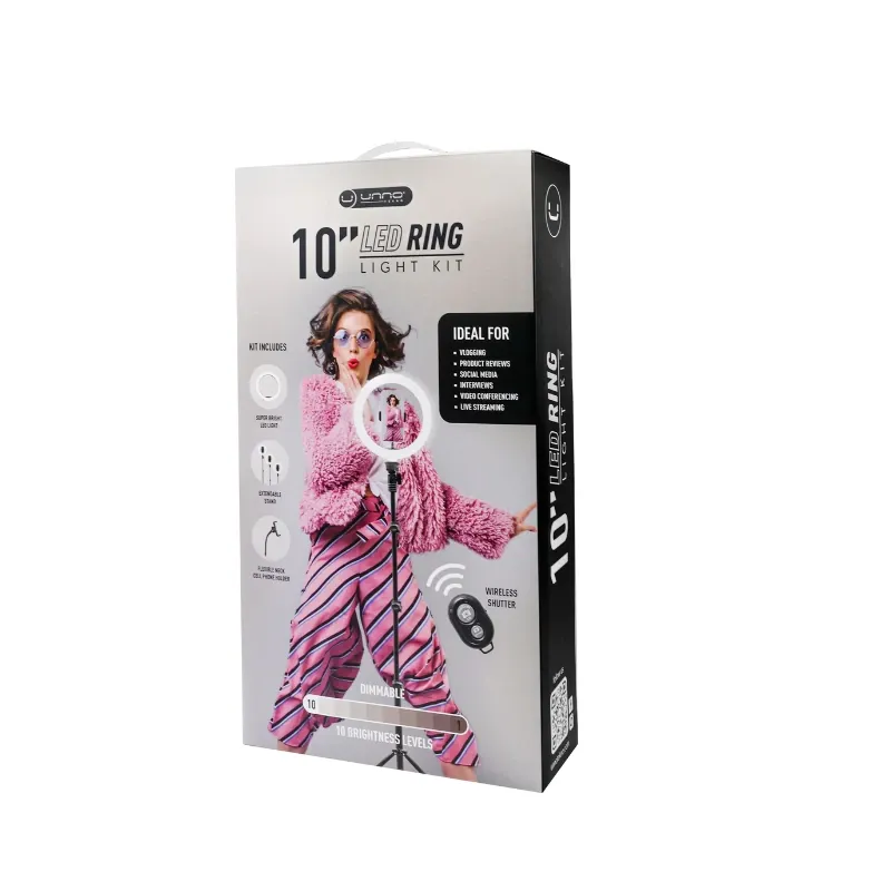 KIT DE LUZ ANULAR DE 10" LED PH1802BK