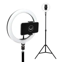 KIT DE LUZ ANULAR DE 10" LED PH1802BK