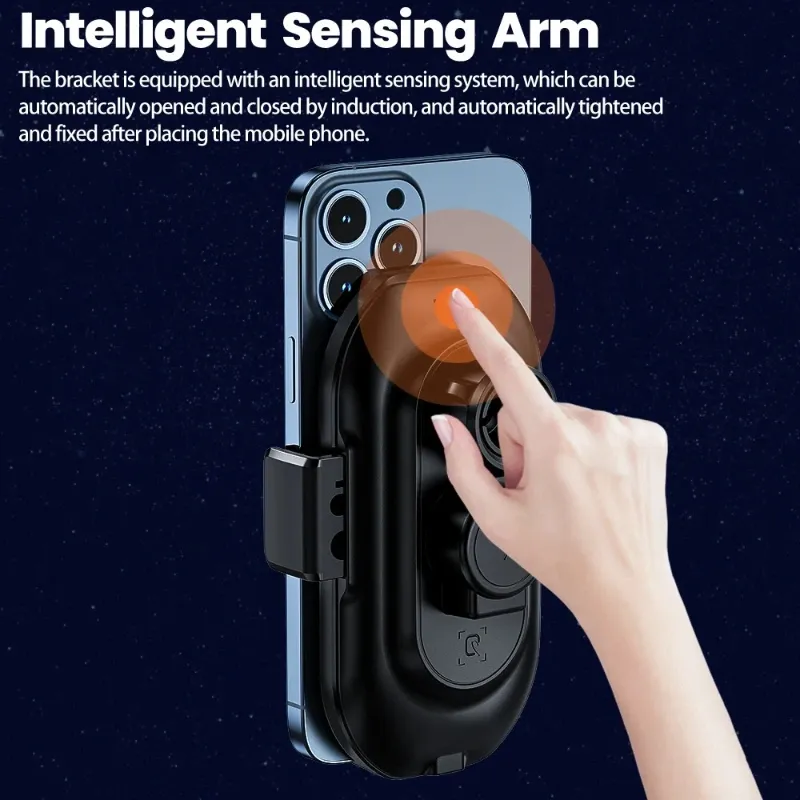 🚗⚡ Toocki 15W – Cargador Inalámbrico para Coche con Sujeción Automática ⚡🚗