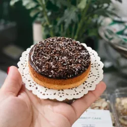 Mini tarta de almendras y queso