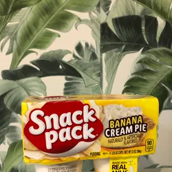 Snack pack Banana Cream Pie 