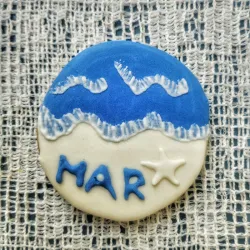 Galleta de mantequilla glaseada