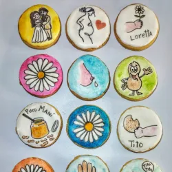 Galletas de mantequilla acuarela