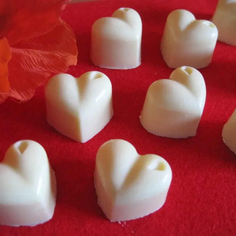 Bombones de chocolate blanco 