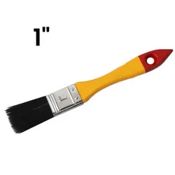 1" Brocha Pelo Negro