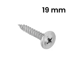 19mm Tornillo punta niquelado