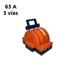 Cuchilla doble tiro trifasica 63A