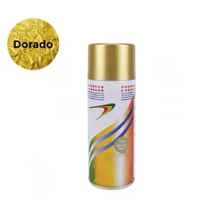 Espray pintura esmalte dorado