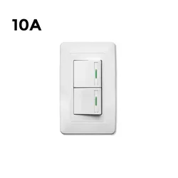 Interruptor doble 10A