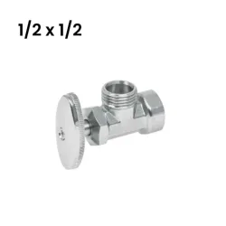 Llave de Angulo 1/2 x 1/2