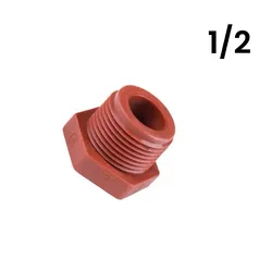 Tapon macho 1/2 pvc