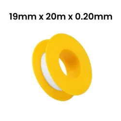 Teflón 19mm x 20m x 0.20mm