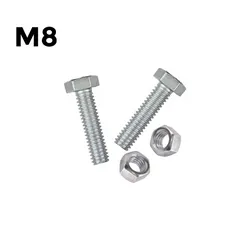 Tornillo M8 con tuerca