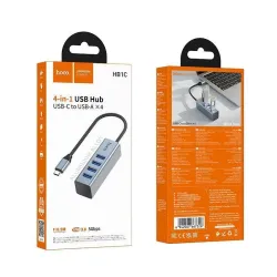 Adaptador Hoco HB1C 4 en 1 Tipo-C