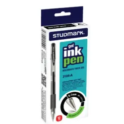 Bolígrafo gel 3104-A 0.7mm negro (docena)