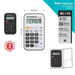 Calculadora de Bolsillo Studmark ST-HC-110 8 Dígitos