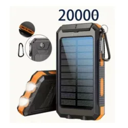 Cargador Solar Portátil de 20000 MaH
