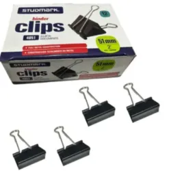 Clips sujetadocumentos de 51mm (docena)