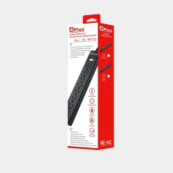 Extensión multitomas 10A, 1M, 7 Salidas