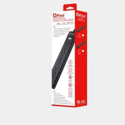 Extensión multitomas (15A, 1M, 7 salidas)