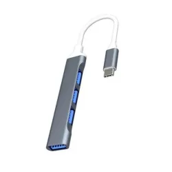 Hub USB-C 3.0 Alta Velocidad- 4 puertos