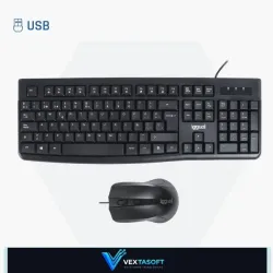 Kit teclado y ratón cable Iggual