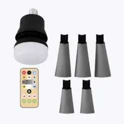 Lámpara-ventilador de techo ( Gris)