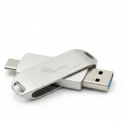Memoria flash USB 3.0 + Tipo C de 64GB