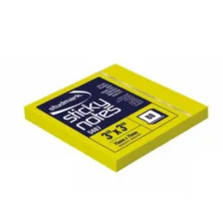 Notas adhesivas amarillo neon (80 hojas)