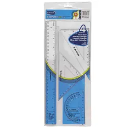 Set de geometría de 30cm 4 piezas