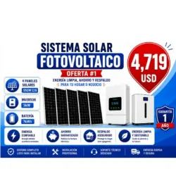 Sistema Solar Fotovoltaico Oferta #1