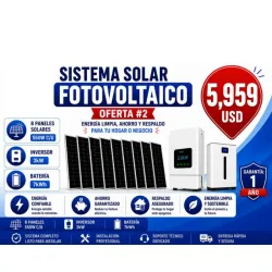 Sistema Solar Fotovoltaico Oferta #2