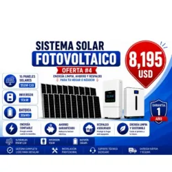 Sistema Solar Fotovoltaico Oferta #3