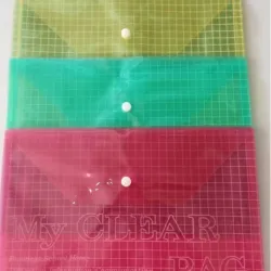 Sobres Portadocumentos Plásticos con Broche