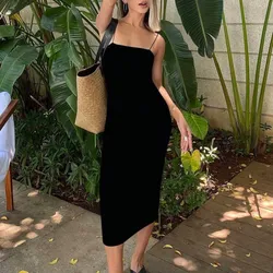 Vestido negro tirantes