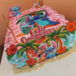 Cake media bandeja temático