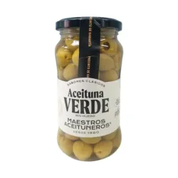 Aceitunas verdes sin hueso "Maestros Aceituneros" 320 g