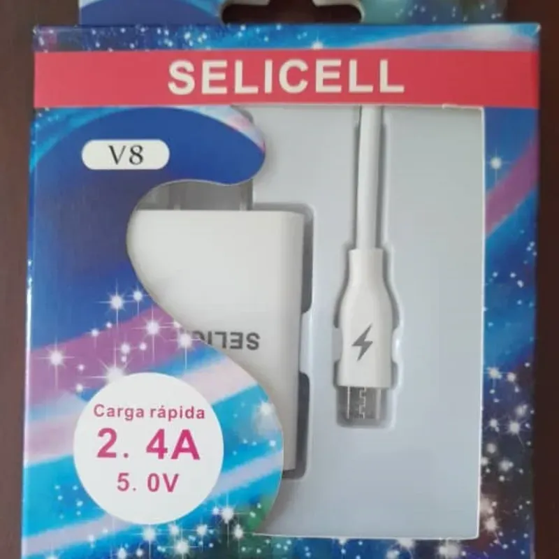 Cargador y cable "SELICELL" Tipo V8