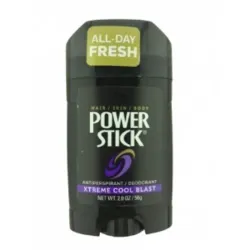 Desodorante en barra "Power Stick Xtreme Cool Blast" 56 g