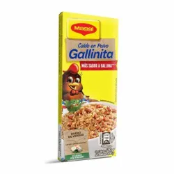 Sazón "Maggi caldo en polvo Gallinita" 10 g