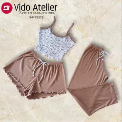 Pijama 3 piezas Camel C