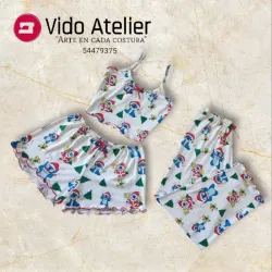 Pijama 3 piezas Stitch Navidad