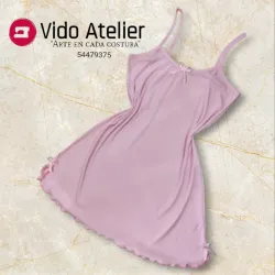 Vestido Rosa Pastel