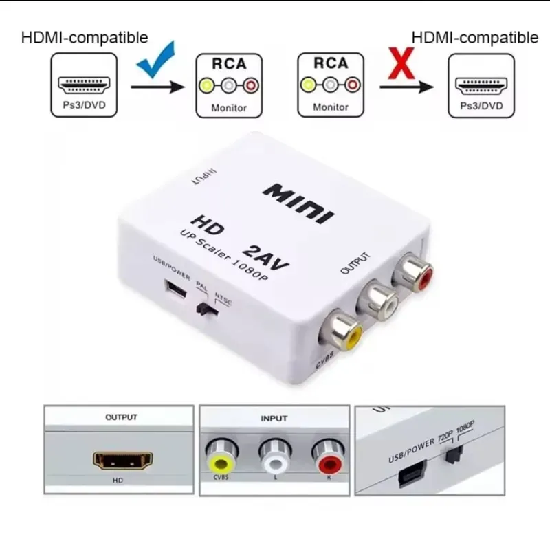 Adaptador HDMI - RCA