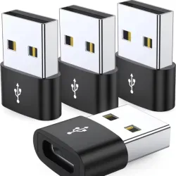 Adaptadores tipo C hembra A USB macho