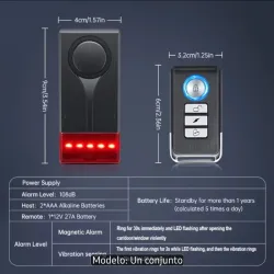 Alarma con sensor de movimiento