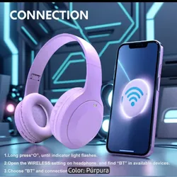 Audifonos GENAI Ober-Ear Violeta 💜