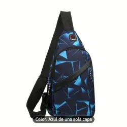 Bolso bandolera de hombre Geométrico