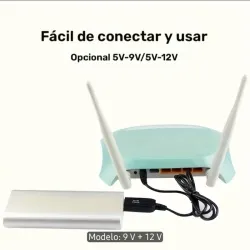 Cable adaptador para router a power bank