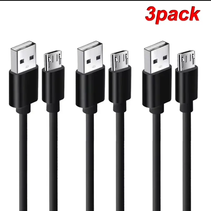 Cable de carga USB-V8 negro